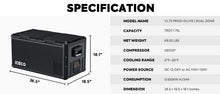 Load image into Gallery viewer, ICECO VL75ProD 12V Heavy Duty Fridge Freezer | 75 LT