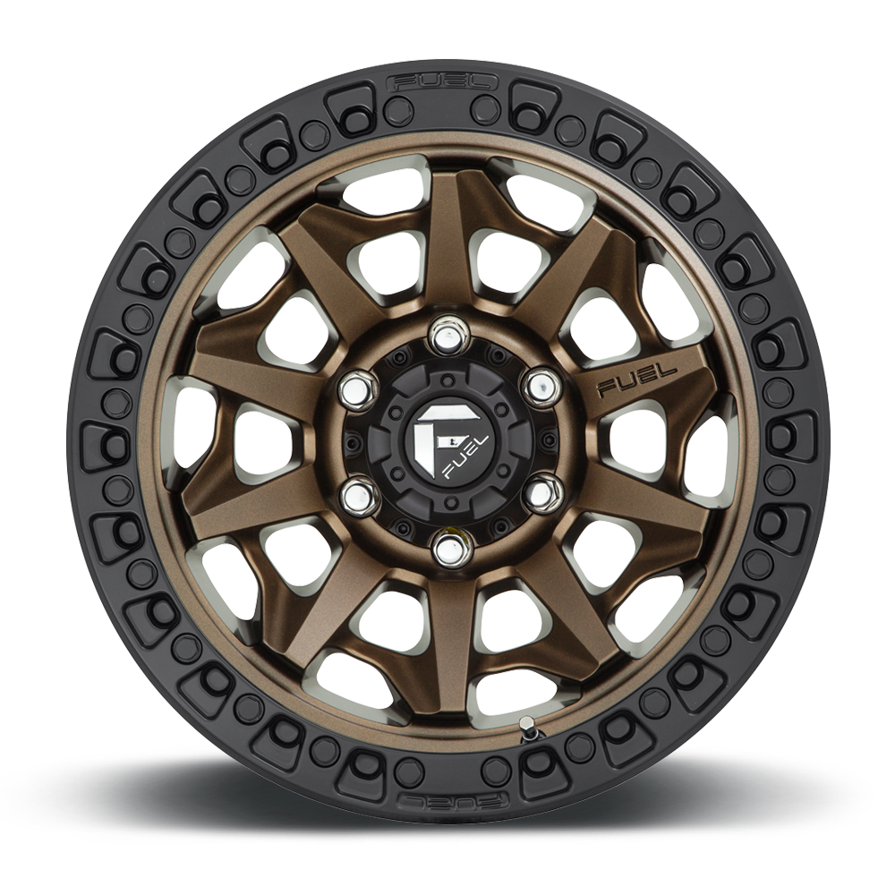 Fuel Offroad Wheels | COVERT D696 Matte Bronze w/Black Ring