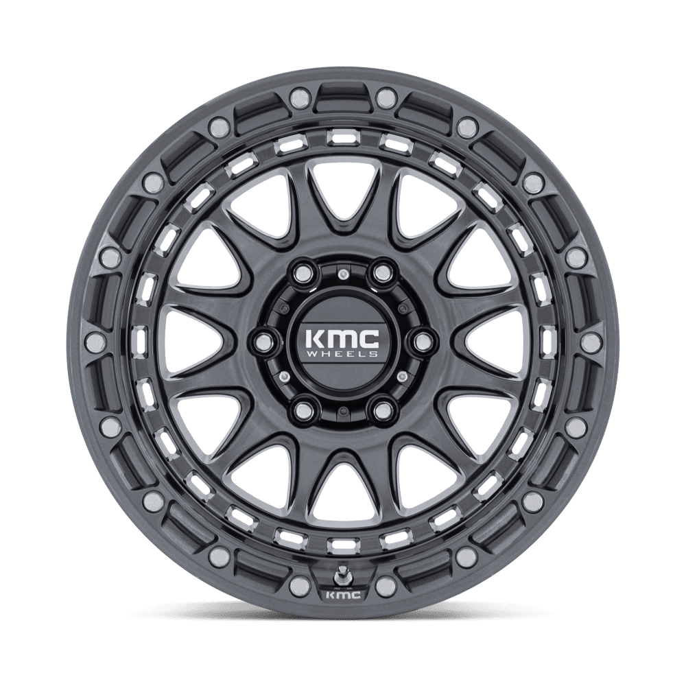 KMC CRUX WHEELS - GLOSS GUMMETAL – 88 Rotors Offroad
