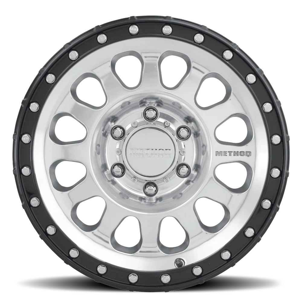 Method Race Wheels - MR315 Polished - Gloss Black Lip – 88 Rotors