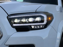Load image into Gallery viewer, Alpharex 16-23 Toyota Tacoma NOVA-Series LED Projector Headlights Alpha-Black