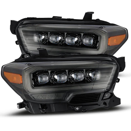 Alpharex 16-23 Toyota Tacoma NOVA-Series LED Projector Headlights Alpha-Black