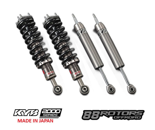 2016-2023 Toyota Tacoma KYB 2000 Series Coilovers & Shocks Suspension Lift Kit