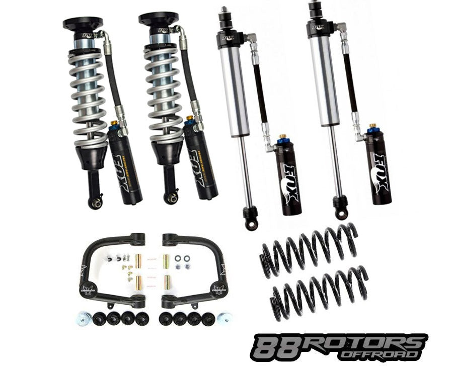 10-14 Toyota FJ Cruiser Fox 2.5 Factory Race Series Coilovers DSC, Shocks, Camburg Tubular X-Joint UCA, OME Springs