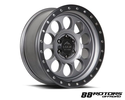 Lock Offroad Wheels | 50 CAL Matte Gunmetal