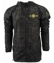 Load image into Gallery viewer, 88 ROTORS OFFROAD x DUST TIL DAWN Adult Black Camo Lightweight Windbreaker Jacket