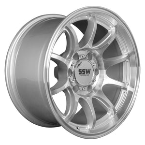 APEX / MACHINED SILVER / 17X9.0 -25 6x139.7