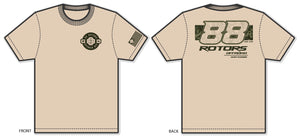 88 ROTORS OFFROAD x DUST TIL DAWN *V2* Limited Edition "SAND" Short Sleeve T Shirt