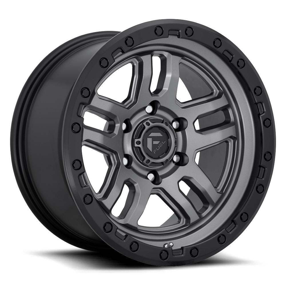 Fuel Offroad Wheels | AMMO D701 Matte Gunmetal w/Black Ring