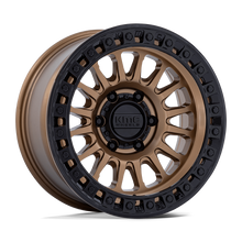 Load image into Gallery viewer, KMC IMS WHEELS - MATTE BRONZE W/ GLOSS BLACK LIP