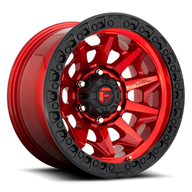 Fuel Offroad Wheels | COVERT D695 Candy Red w/Black Ring
