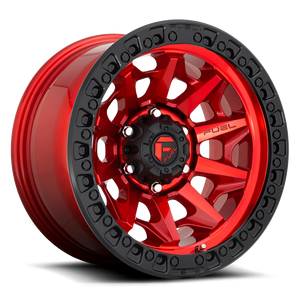 Fuel Offroad Wheels | COVERT D695 Candy Red w/Black Ring