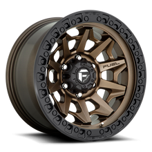 Load image into Gallery viewer, Fuel Offroad Wheels | COVERT D696 Matte Bronze w/Black Ring