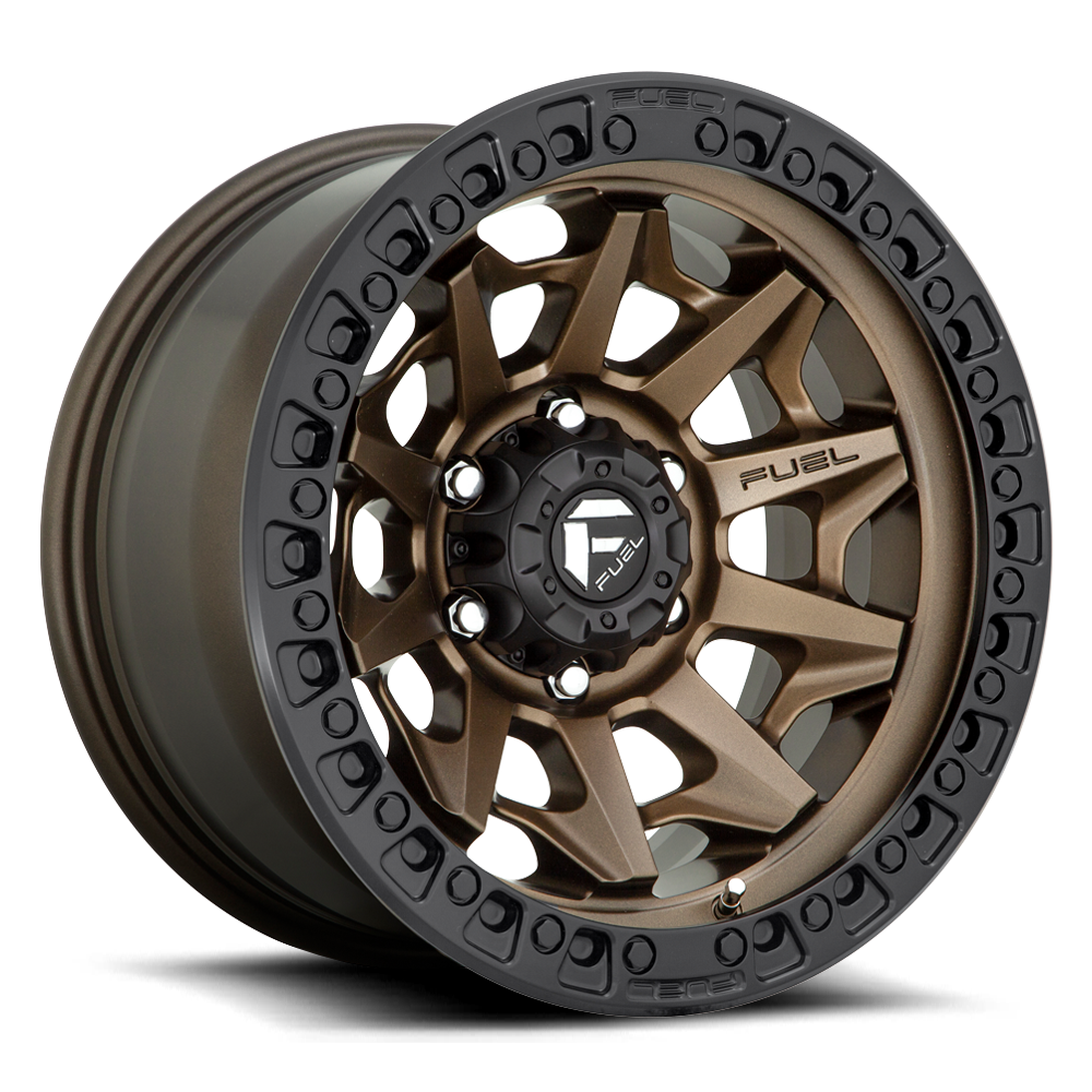 Fuel Offroad Wheels | COVERT D696 Matte Bronze w/Black Ring