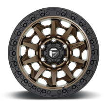 Load image into Gallery viewer, Fuel Offroad Wheels | COVERT D696 Matte Bronze w/Black Ring