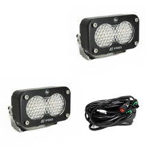 Load image into Gallery viewer, S2 Pro Black LED Auxiliary Light Pod Pair With Harness Included