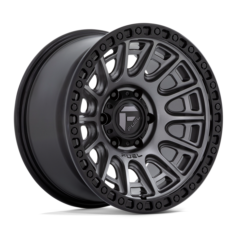Fuel Offroad Wheels | CYCLE D835 Matte Gunmetal w/Black Ring