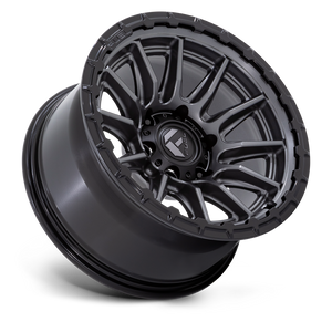 Fuel Offroad Wheels | PISTON FC866AB Matte Gunmetal w/Gloss Black Lip