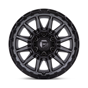 Fuel Offroad Wheels | PISTON FC866AB Matte Gunmetal w/Gloss Black Lip