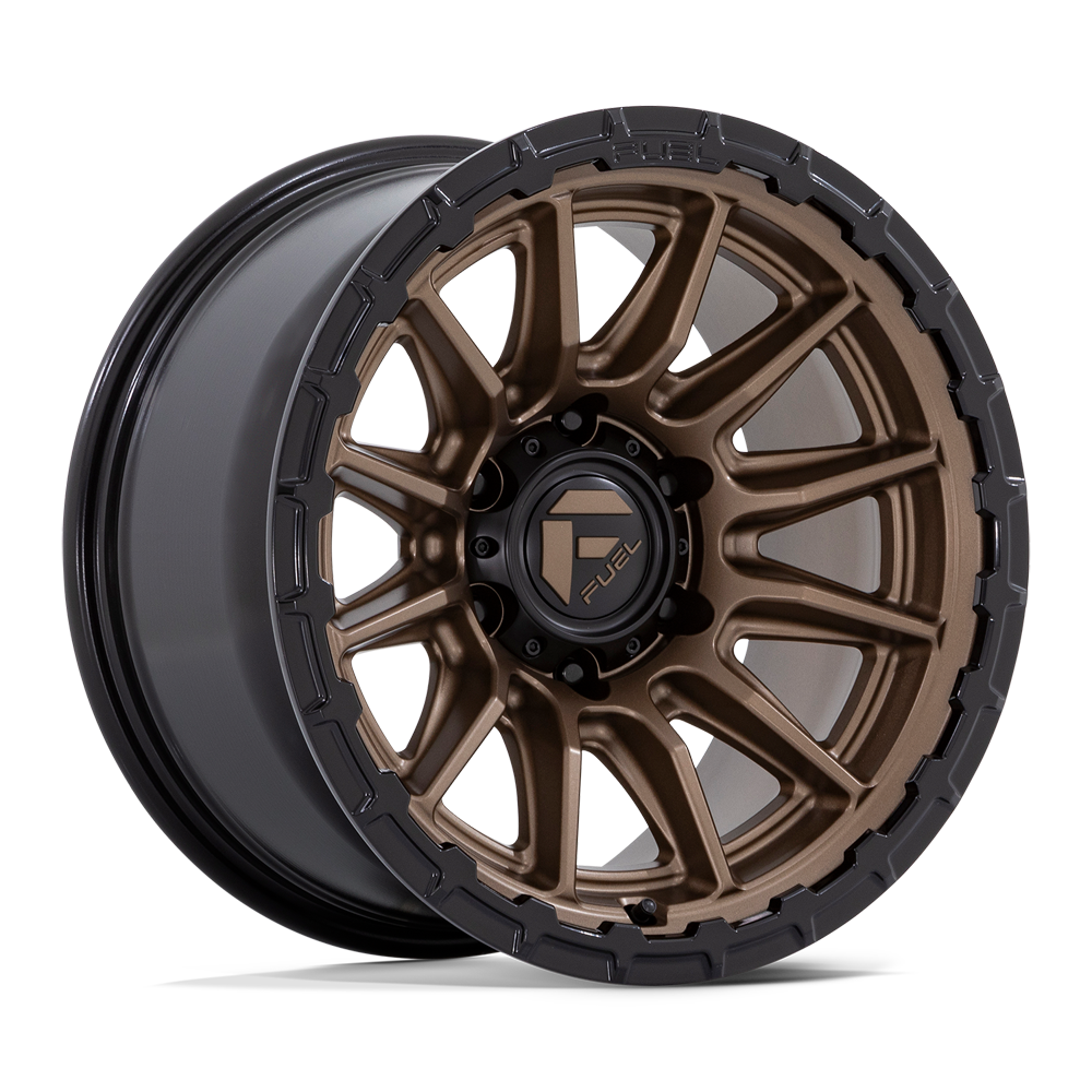 Fuel Offroad Wheels | PISTON FC866ZB Matte Bronze w/Gloss Black Lip