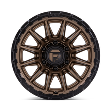 Load image into Gallery viewer, Fuel Offroad Wheels | PISTON FC866ZB Matte Bronze w/Gloss Black Lip