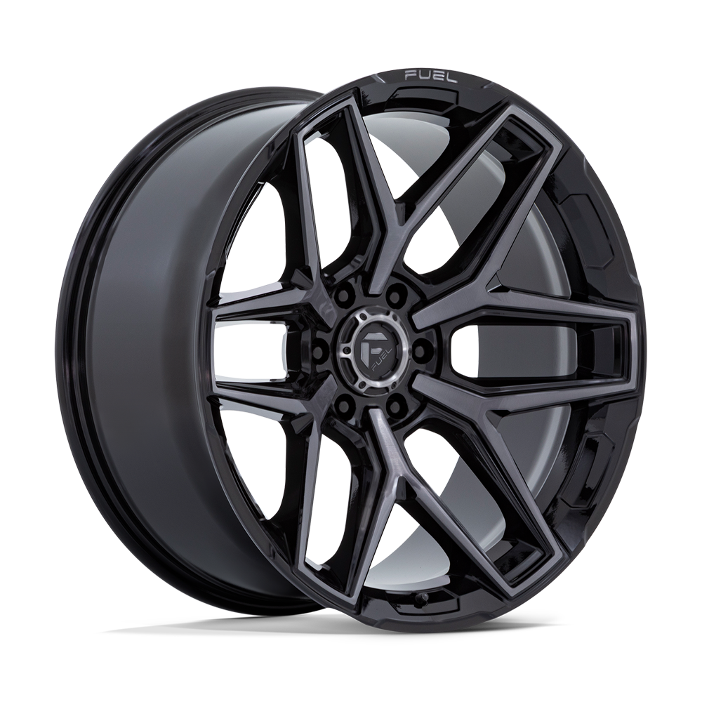 Fuel Offroad Wheels | FLUX 6 FC854BT Gloss Black Brushed w/Gray Tint