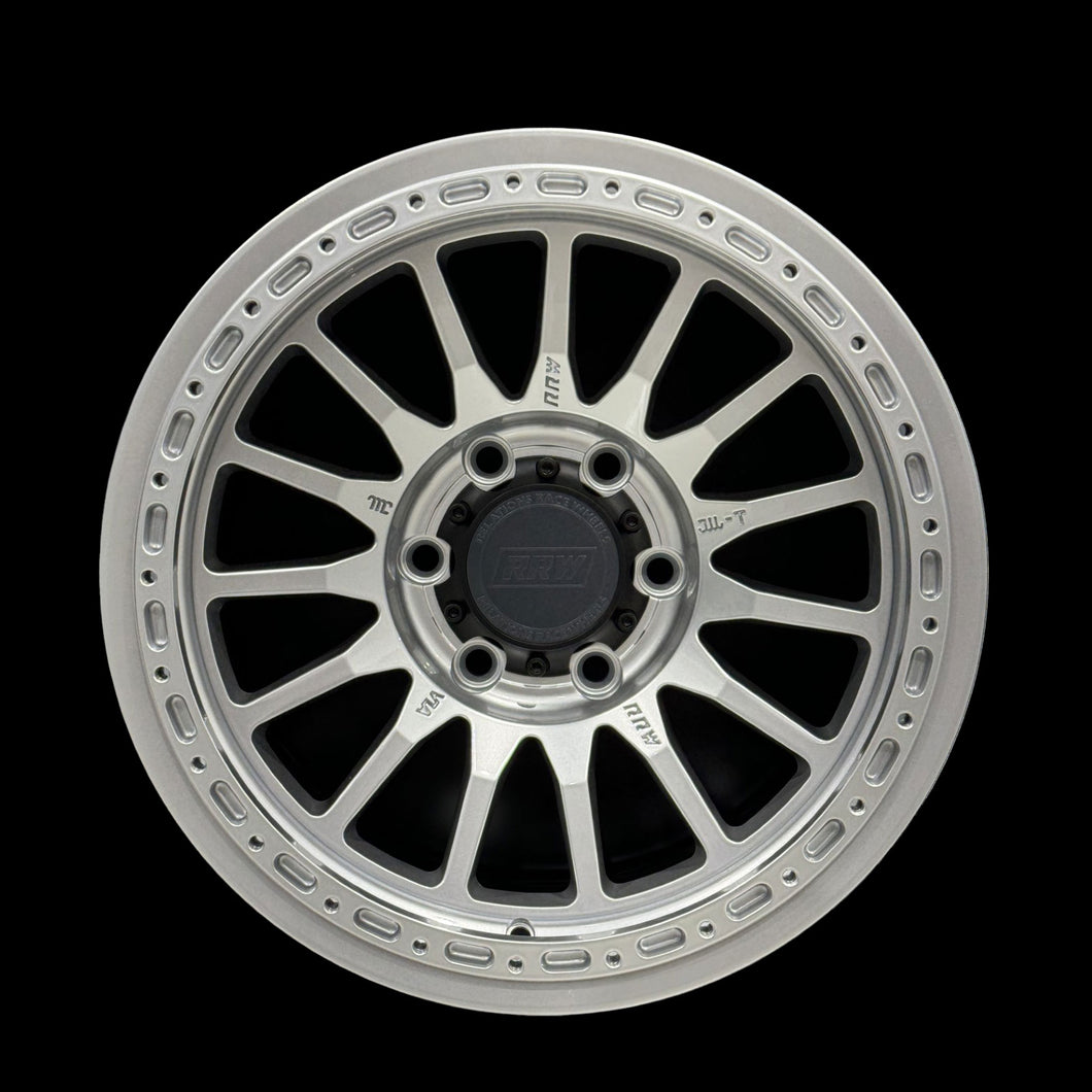 RRW RR7-H FLOW FORM 17X8.5 +0 HYPER SILVER (6X5.5 | 6X139.7) HYBRID BEADLOCK