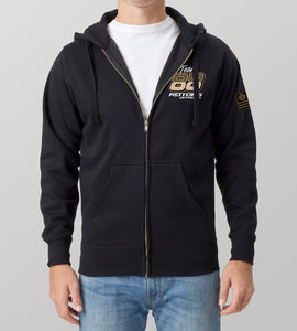 DUST TIL DAWN COLLAB "TEAM 88 ROTORS" ZIP-UP PREMIUM HOODIE