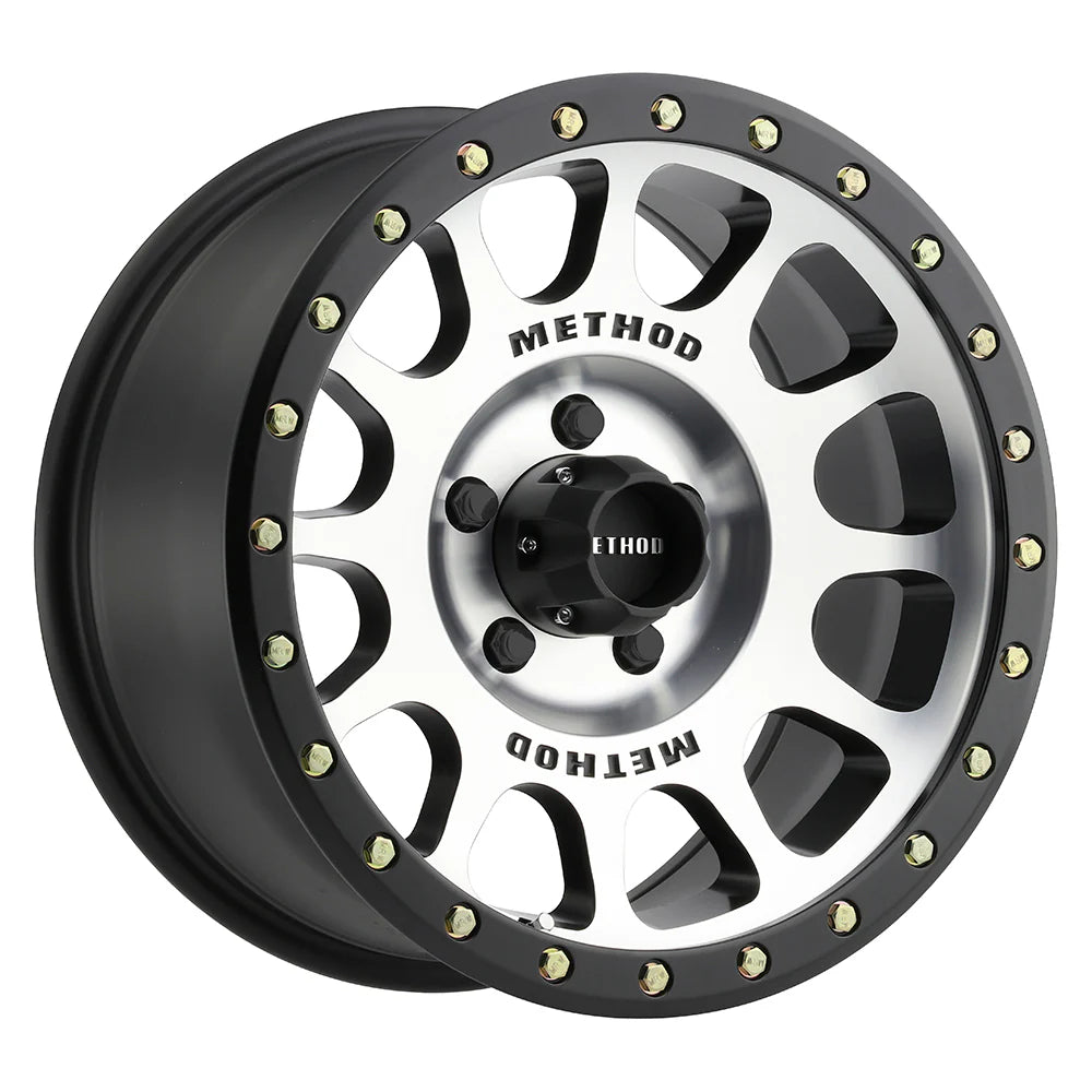 Method Race Wheels - MR305 Machined Silver - Matte Black Lip – 88
