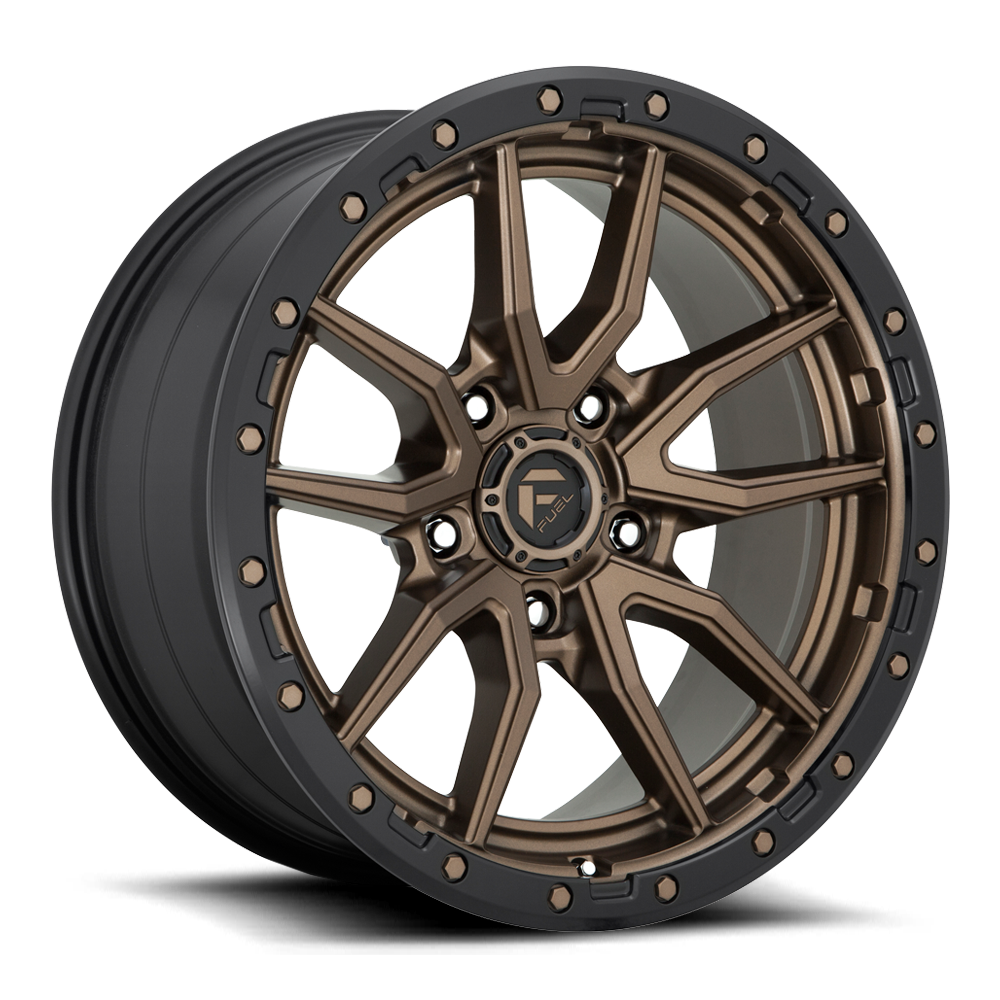 Fuel Offroad Wheels | REBEL 5 D681 Matte Bronze w/Black Ring