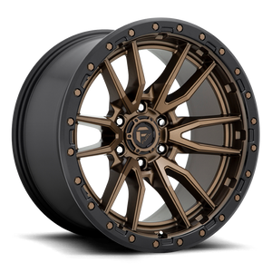 Fuel Offroad Wheels | REBEL 6 D681 Matte Bronze w/Black Ring