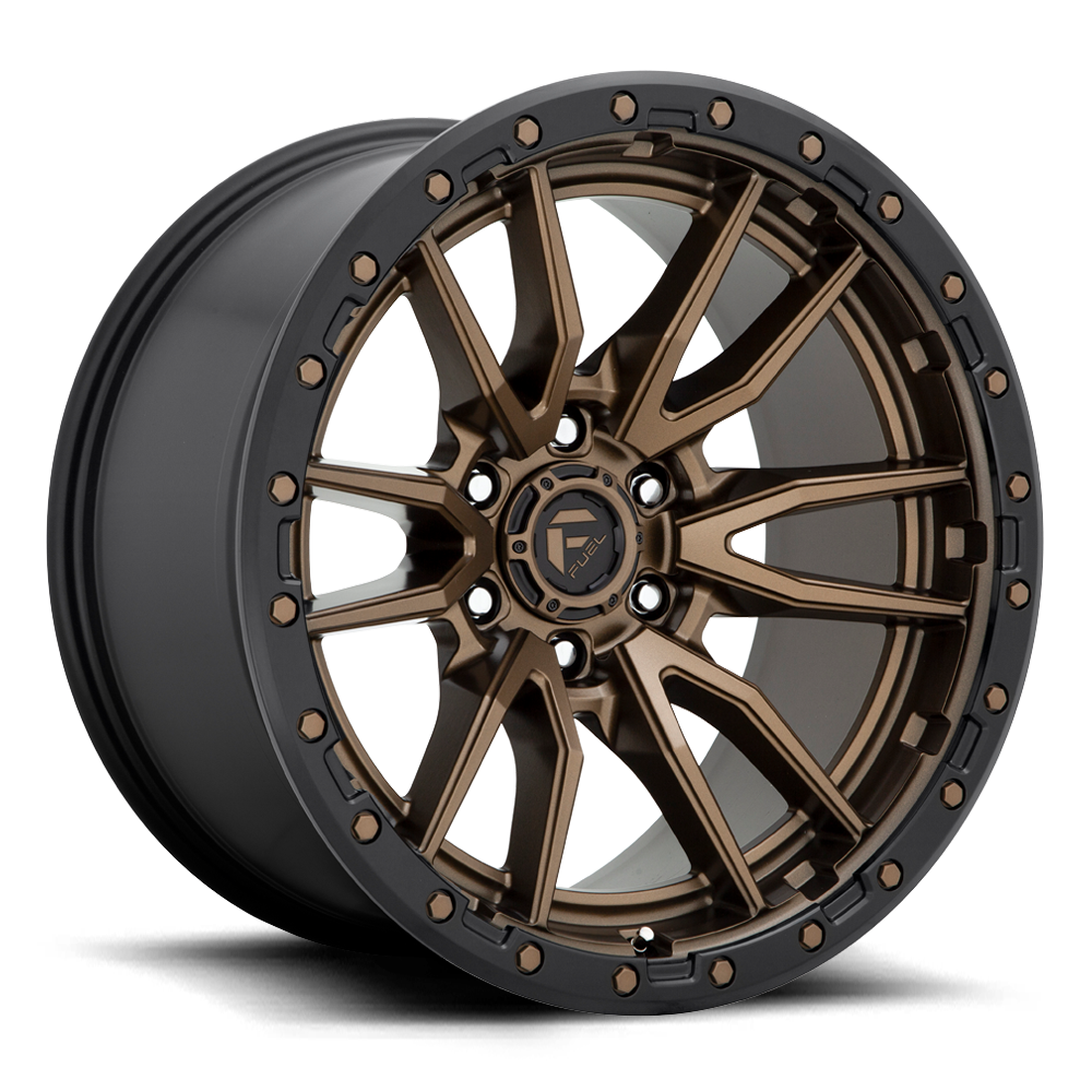 Fuel Offroad Wheels | REBEL 6 D681 Matte Bronze w/Black Ring