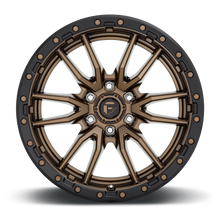 Load image into Gallery viewer, Fuel Offroad Wheels | REBEL 6 D681 Matte Bronze w/Black Ring