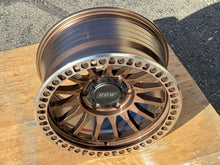 Load image into Gallery viewer, RRW RR7-V FLOW FORMED 17X8.5 +0 GLOSS BRONZE MACHINED LIP (6X5.5 | 6X139.7)