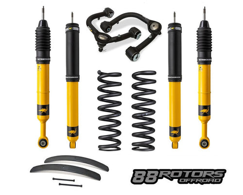 2005-2015 Toyota Tacoma ARB OME Nitrocharger Plus, UCA & Rear Lift Options
