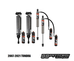 07-21 Toyota Tundra Fox Performance Elite Series DSC OPTIONS Camburg X-Joint, Kinetik UCA, Lift Shackles
