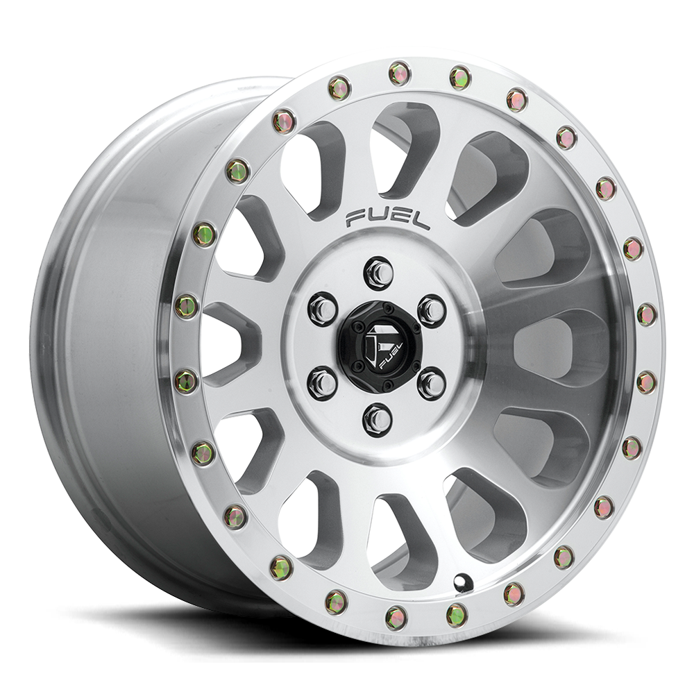 Fuel Offroad Wheels | VECTOR D647 Diamond Cut Machined Silver