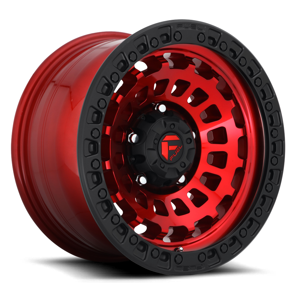 Fuel Offroad Wheels | ZEPHYR D632 Candy Red w/Matte Black Ring