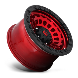 Fuel Offroad Wheels | ZEPHYR D632 Candy Red w/Matte Black Ring