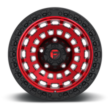 Load image into Gallery viewer, Fuel Offroad Wheels | ZEPHYR D632 Candy Red w/Matte Black Ring