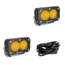 Load image into Gallery viewer, S2 Sport Black LED Auxiliary Light Pod Pair With Harness Included
