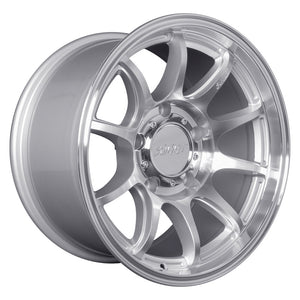 APEX / MACHINED SILVER / 17X9.0 +0 5x150