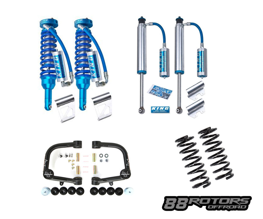 10-23 Toyota 4Runner KDSS King 2.5 Coilovers, Shocks, Camburg Tubular X-Joint UCA, OME Springs