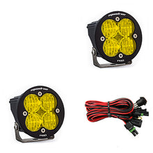 Load image into Gallery viewer, Squadron-R Pro Black LED Auxiliary Light Pod Pair With Harness Included