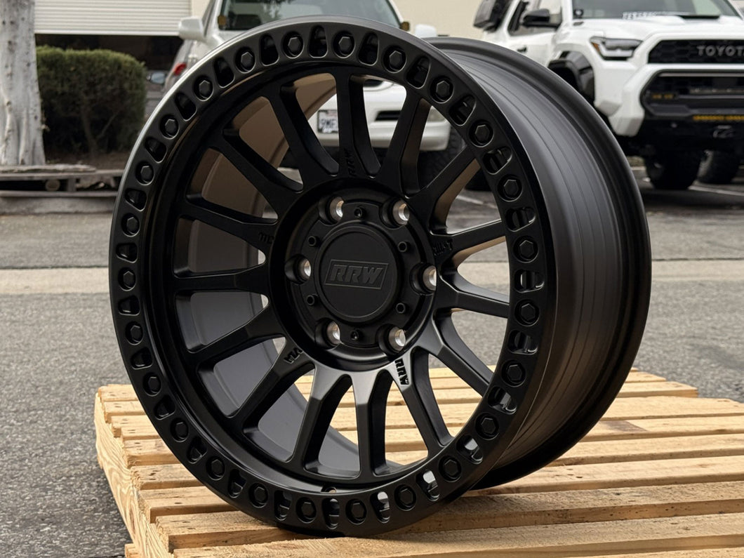 RRW RR7-V FLOW FORMED 17X8.5 FULL MATTE BLACK (6X5.5 | 6X139.7