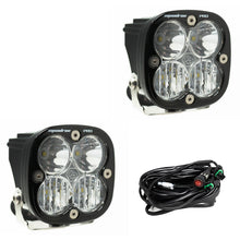 Load image into Gallery viewer, Squadron Pro Black LED Auxiliary Light Pod Pair With Harness Included
