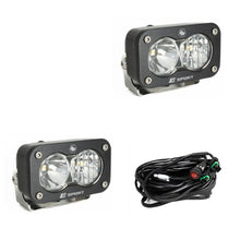 Load image into Gallery viewer, S2 Sport Black LED Auxiliary Light Pod Pair With Harness Included