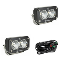 Load image into Gallery viewer, S2 Sport Black LED Auxiliary Light Pod Pair With Harness Included