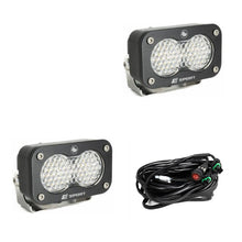 Load image into Gallery viewer, S2 Sport Black LED Auxiliary Light Pod Pair With Harness Included