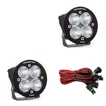 Load image into Gallery viewer, Squadron-R Pro Black LED Auxiliary Light Pod Pair With Harness Included